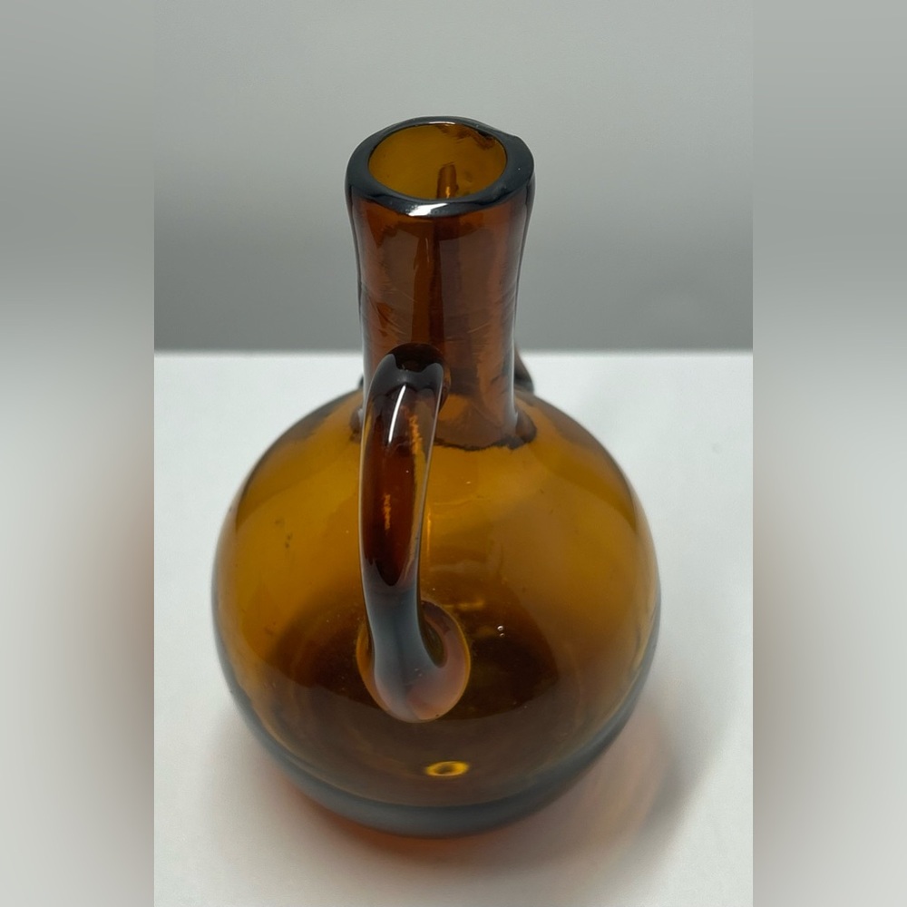 🐕3/20 Vintage Amber Glass Bundle - Set of 3 - Picture 7 of 9